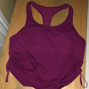 Beautiful Cranberry Crop Top - Fabletics